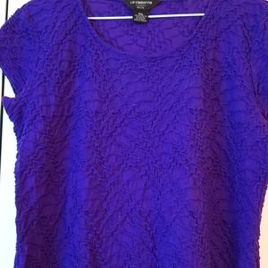 Short sleeve knit top, never worn